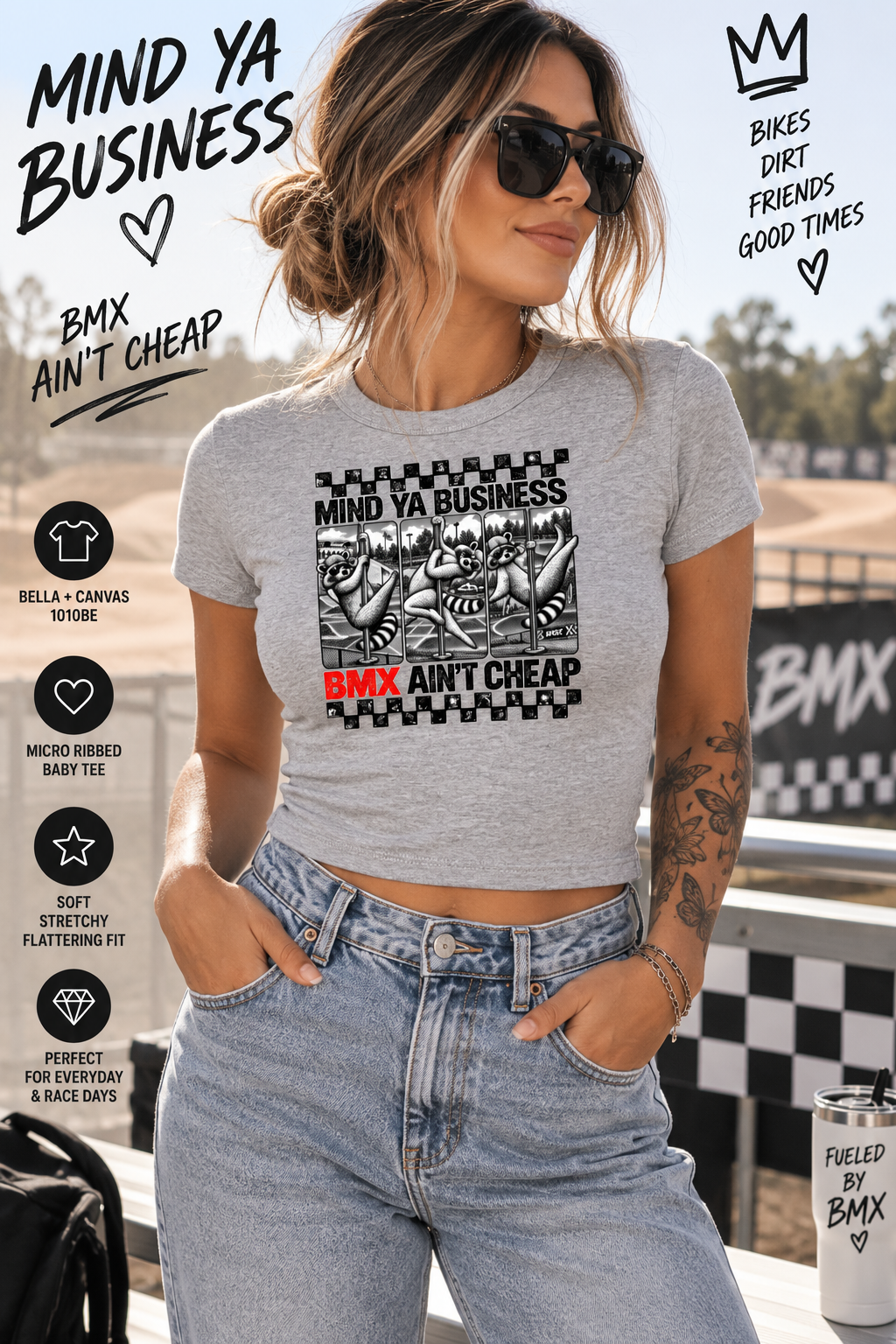 BMX Aint Cheap- Crop Top