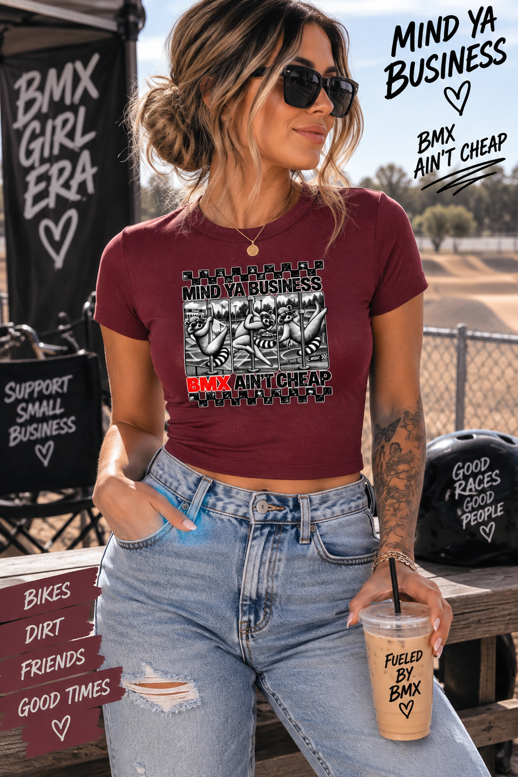 BMX Aint Cheap- Crop Top